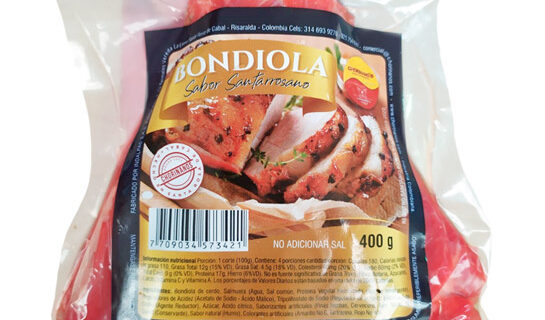 Bondiola sabor Santarrosano Chorinanos