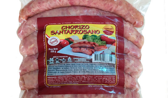 Chorizo Santarrosano edición limitada 450g Chorinanos