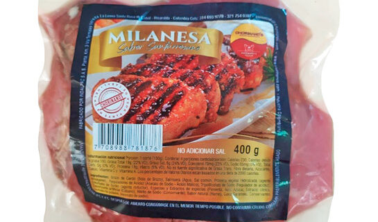 Milanesa sabor Santarrosano Chorinanos